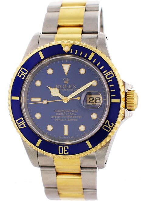 rolex oyster perpetual 16613 submariner wristwatch|Rolex datejust 16233 price.